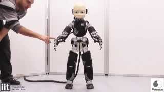 iCub balancing via external force control: first year results of the CoDyCo project