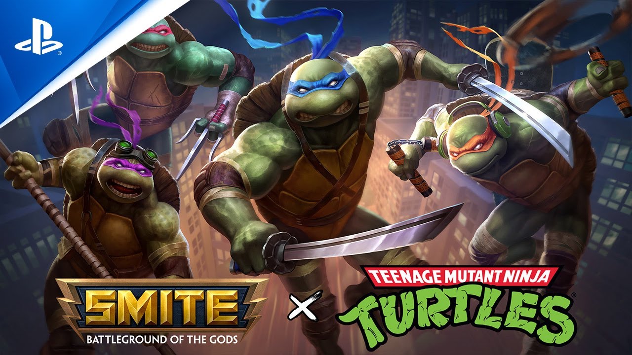 Smite | Teenage Mutant Turtle Announcement Trailer | PS4 - YouTube