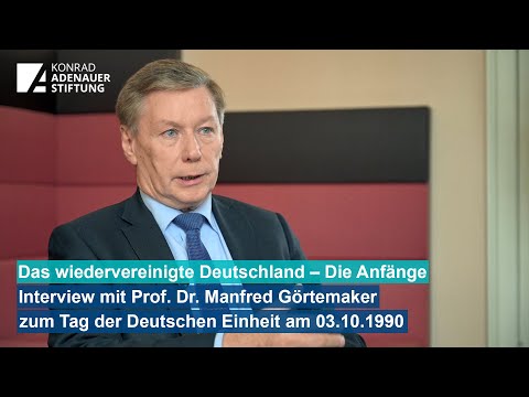 Das wiedervereinigte Deutschland - Die Anfänge | Interview mit Prof. Dr. Manfred Görtemaker
