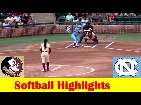 North Carolina vs #16 Florida State Softball Game 3 Highlights, April 28 2024