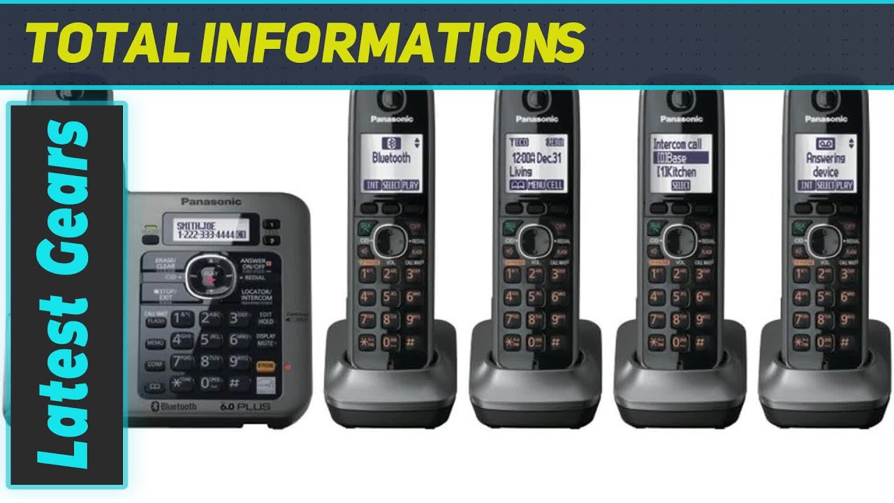 Panasonic KX-TG7645M: The Best DECT 6.0 Cordless Phone with 5 Handsets