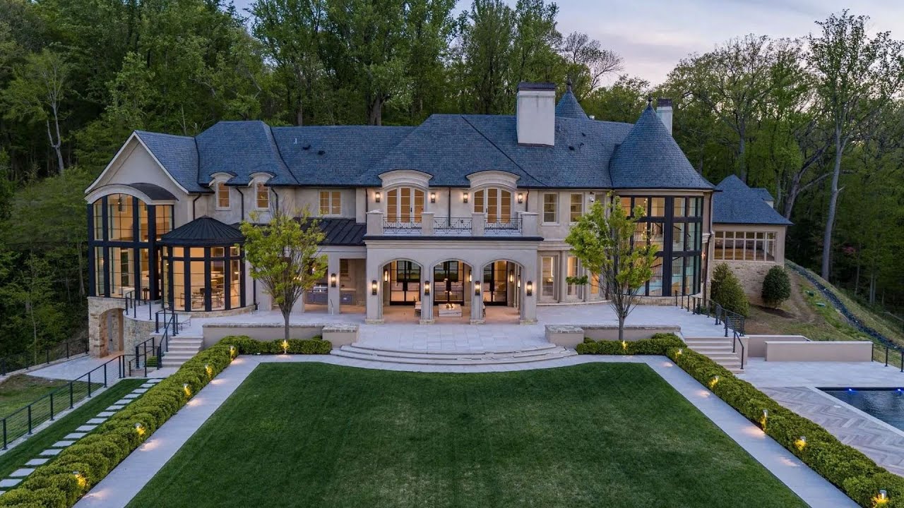 This $39,000,000 Brand New MEGA MANSION is one of the most beautiful homes in Virginia