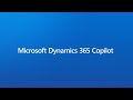 Microsoft dynamics 365 copilot  crm  erp  ai   