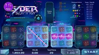 Cyber Spinner Dice Game - Big Win - Air Dice Casino Game Studio