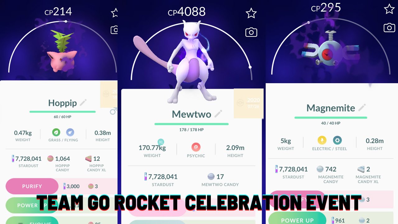 Team Go Rocket Celebration Event - Pokémon Go