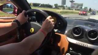 Ferrari 599 GTB Fiorano start up, revs, Onboard Ride & accelerations