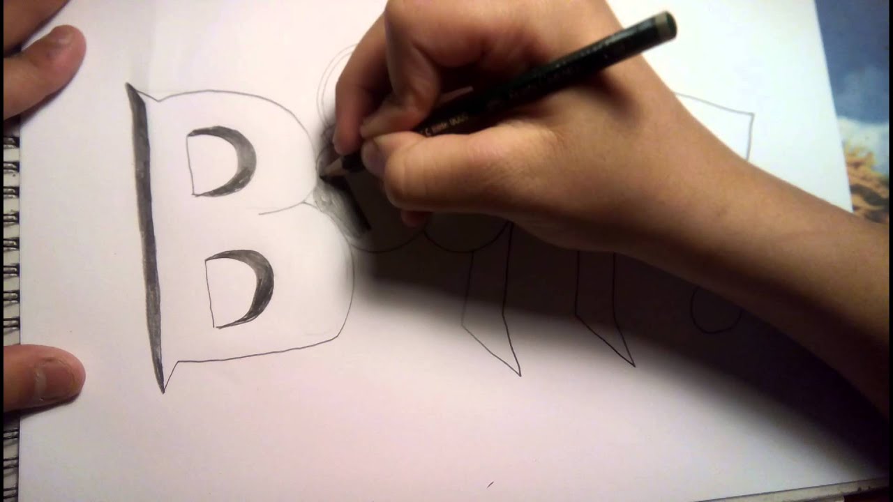 how to draw boom graffiti step by step - YouTube