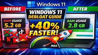 Windows 11 Debloat Guide 2026 | Make Windows 11 Faster & Remove Bloatware