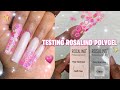 ROSALIND POLYEGEL REVIEW | Encapsulated Pink Random Slices | Beginner Polyegl Tutorial