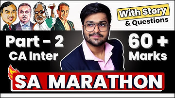 Part 2 | All SAs Marathon | Full Standards on Auditing SA Revision | CA Inter May 2025 | CA Chirag