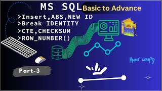 MS SQL Basic to Advance Part 3 Insertion to DB With CTE Insert #sql #sqlserver