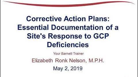 Corrective Action Plans Trailer