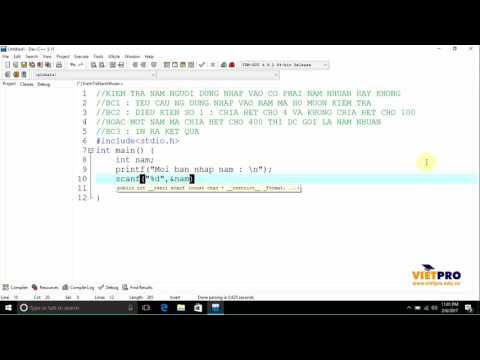 Video BÀI TẬP LẬP TRÌNH C 1.3 - CHƯƠNG TRÌNH KIỂM TRA NĂM... - YouTube