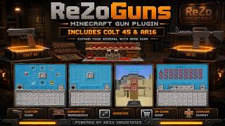 ReZoGuns | Custom Minecraft Gun Plugin Showcase