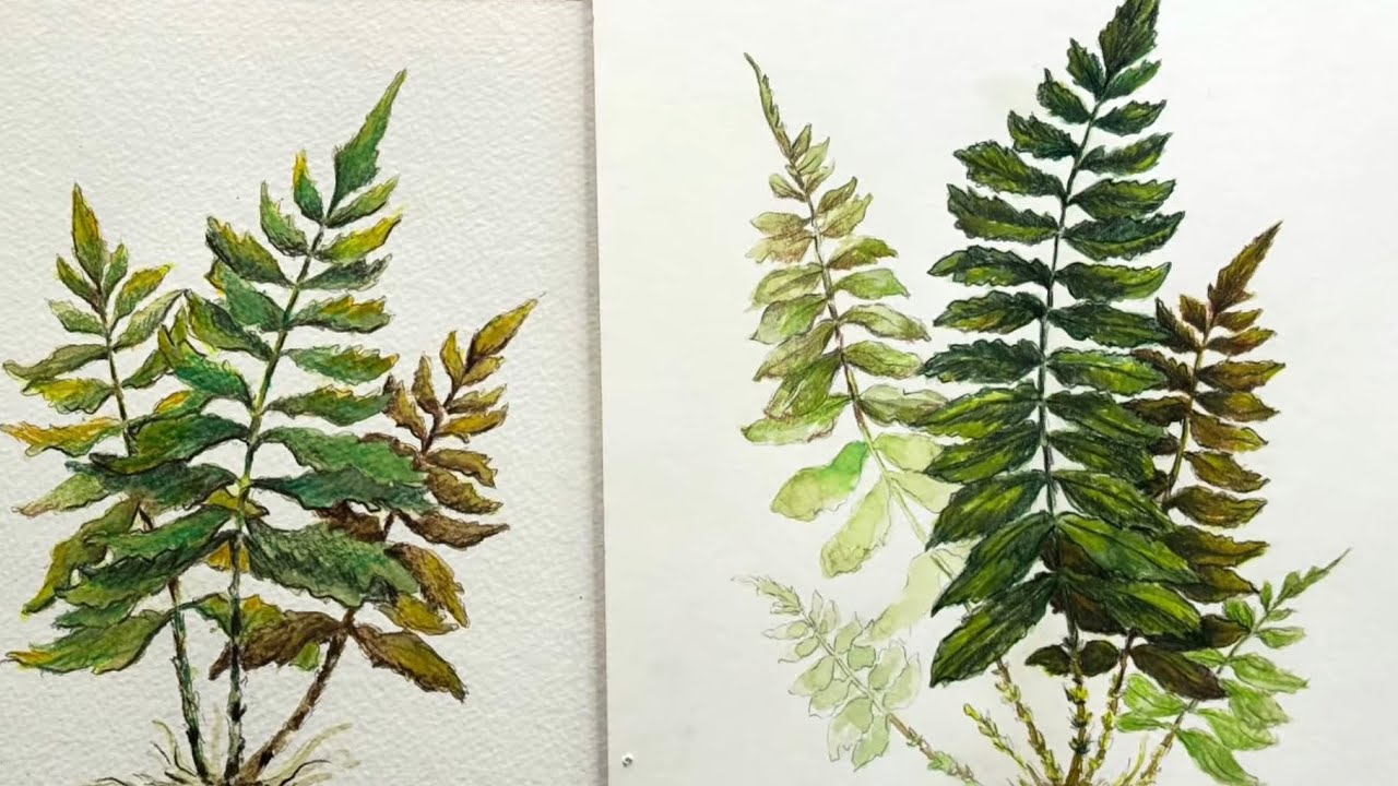 Получаю удовольствие от работы с акварелью. Рисуем вместе!