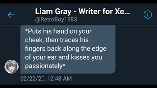Dude Liam Gray's such a good writer *passionately* (NerdWonder DM leak)