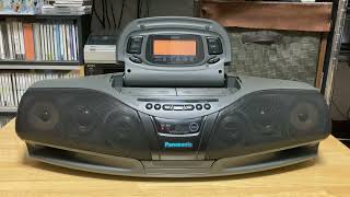 Panasonic CD Wラジカセ RX-DT75 1993年式 - YouTube