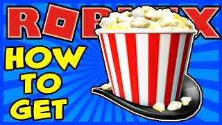 HOW TO GET THE POPCORN HAT! [NEW PROMO CODE] ROBLOX! screenshot 3