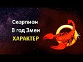 Скорпион в год Змеи - характер