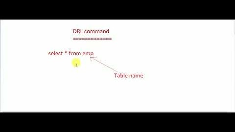 Oracle Sql SELECT statement & Drl command ,where clause, Arithmetic Expressions