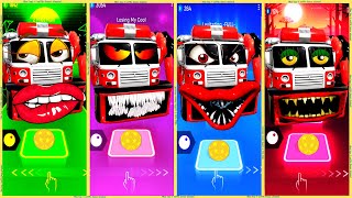 coffin dance  Fire Truck Eater vs Fire Truck vs Fire Truck Crazy vs Fire Truck New | Tiles HOP