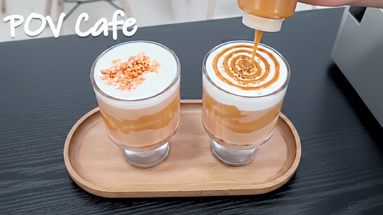 POV☕오늘도 음료 만들며 보내는 하루/조용한 카페/Cafe Vlog