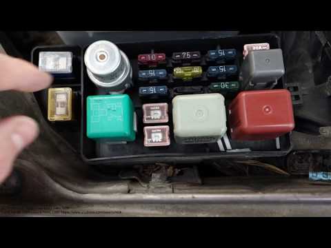 How to check fuse Good or Blown fuse Toyota Camry. Years 1990 to 2018