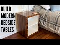 How To Build Modern End Tables - How to use Wood Veneer