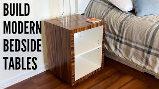 How To Build Modern End Tables - How to use Wood Veneer by Jon Peters - Longview Woodworking 8,687 views 4 days ago 18 minutes