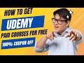 Udemy Coupon Code 2026 Get Udemy Paid Courses For FREE 100 OFF Coupon 