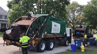 2 Garbage Trucks At One House! + More