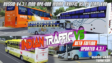 BUSSID v4.3.1 MOD APK + OBB Indian Traffic v5  beta Updated by Team KBR