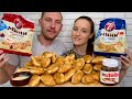 МУКБАНГ КРУАССАНЫ 1 кг челлендж MUKBANG CROISSANTS 1 kg challenge ЛЮБИМЫЙ ВАСИЛЕК