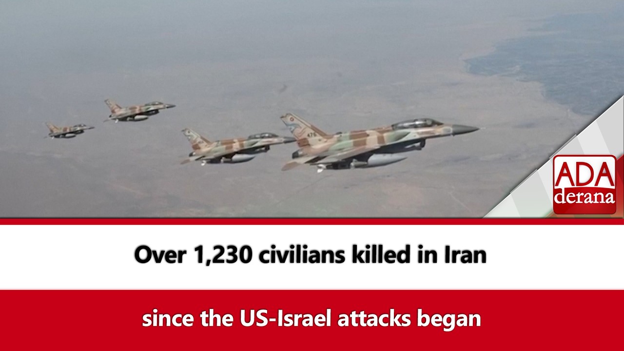 Over 1,230 civilians killed in Iran   since the US-Israel attacks began (English)