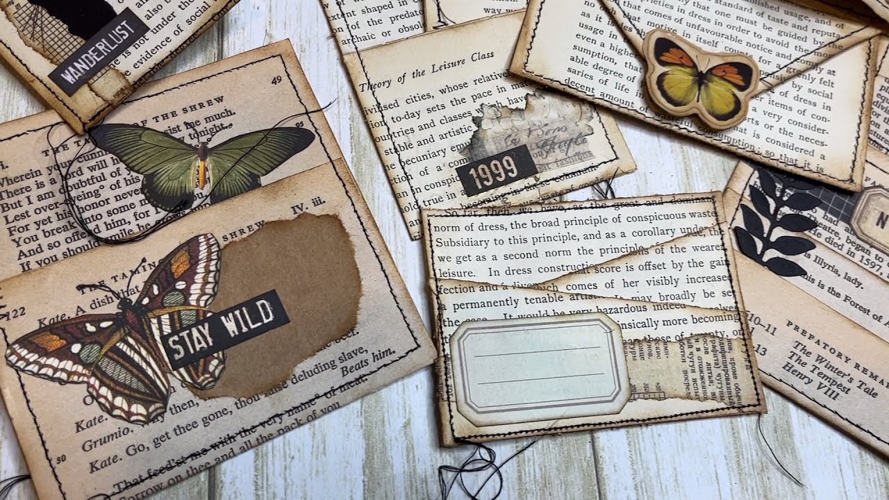 Beginner Friendly - Book Page Elements: Butterfly Edition - YouTube