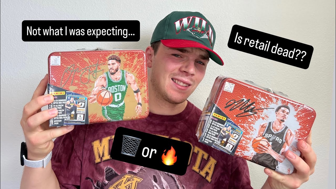 Opening the MYSTERY LUNCH BOX TIN from Panini…. Odd Results? - YouTube