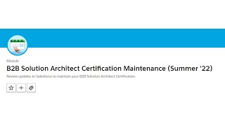 B2B Solution Architect Certification Maintenance (Summer '22) by KK Digital Team 200 views 1 year ago 14 minutes, 5 seconds