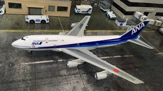 スーパーサウンドエアフリートANAボーイング747-400Dジャンボジェット◆B747 jumbojet boeing 777 787 トミカ tomica ミニチュアワンダーランド JA8961