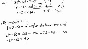 Solving a simple kinematics problem.