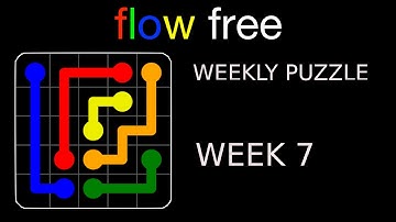 Flow free WEEKLY puzzles, WEEK 7, 2021 SOLUTION - Gameplay Walkthrough (iOS & Android)