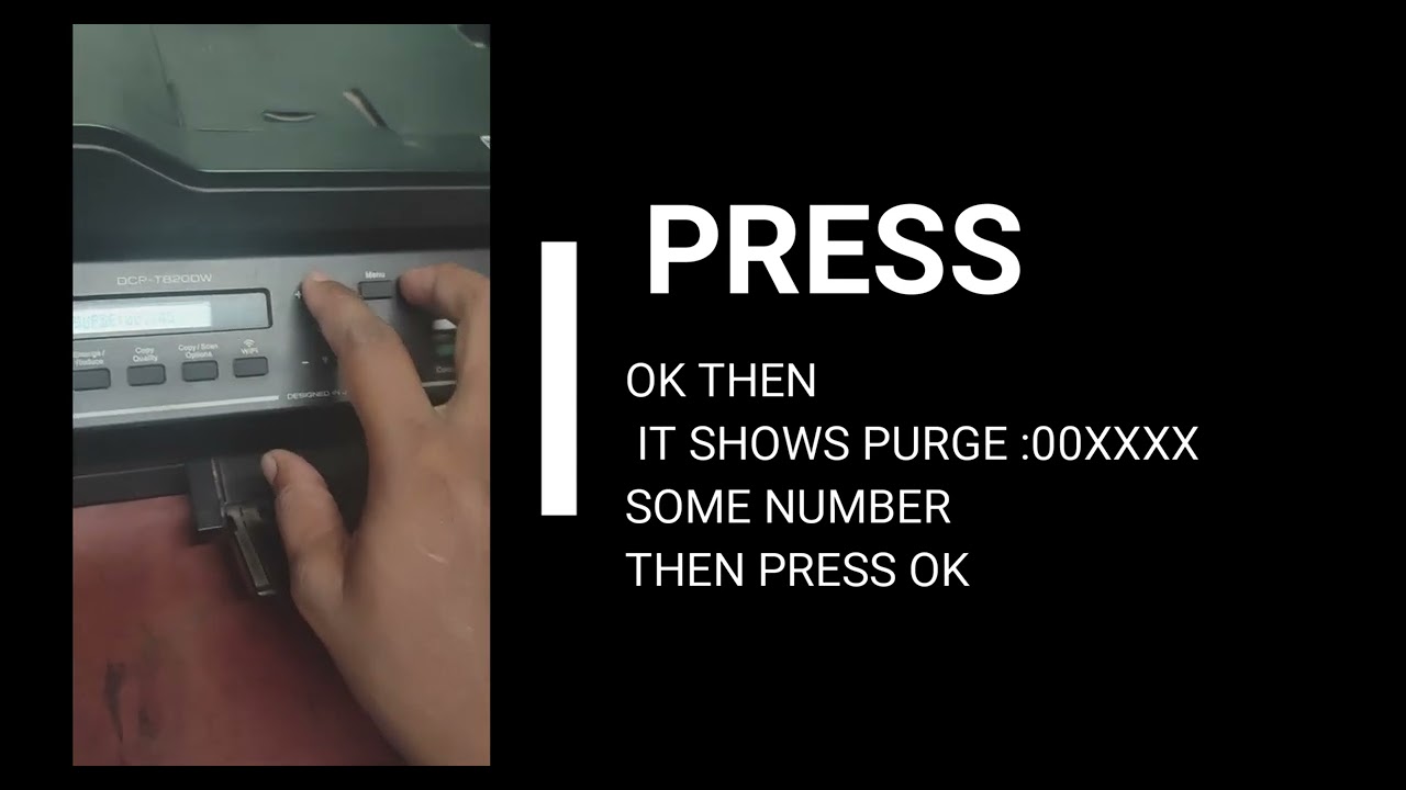 Fix Brother Ink Box Full Error | DCP‑T310/T520/T720/T820 Reset Guide