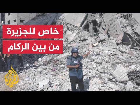 قنابل الاحتلال تدمر مربعا سكنيا على رؤوس ساكنيه في منطقة بالقرب من ميناء غزة القديم