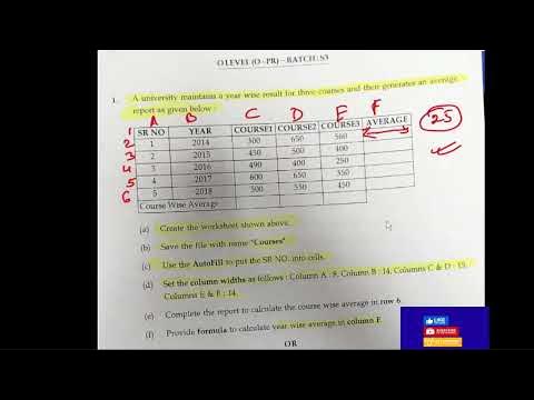 O Level Practical Exam question with solution M1-R5|O Level Practical ...