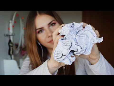 ASMR Just Pure Crumpling Paper