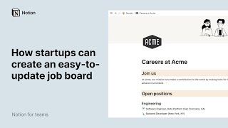 How startups can create an easy-to-update job board