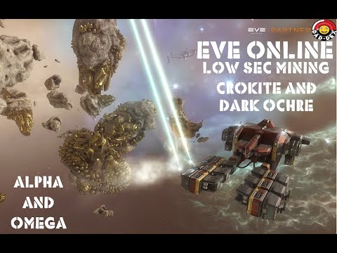 Eve Online Low Sec Frigate Mining Alpha and Omega Crokite and Dark Ochre