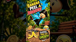 The World’s Unluckiest Banana Peel 😂🍌 #animation #storytime #youtubeshorts