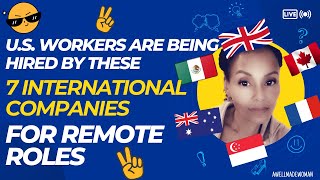 7 International Companies that are Hiring Globally