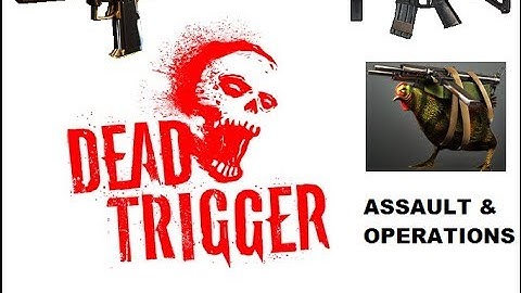 Dead Trigger 2 1# Gameplay- M4 - DESERT EAGLE & SENTRY CHICKEN!!!!