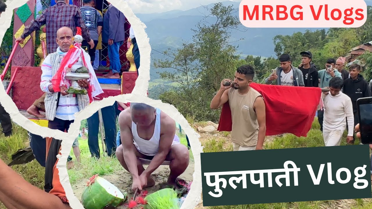Dashain Fulpati Celebration in Nepali Village 🌿 | Great Festival & Culture | MRBG Vlog